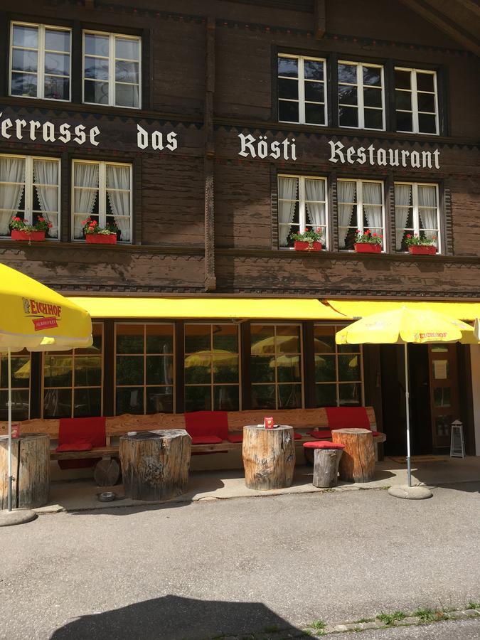 "Terrasse" Nessental Hotel Gadmen Exterior photo