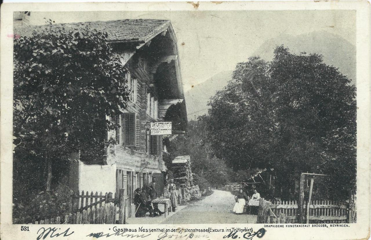 "Terrasse" Nessental Hotel Gadmen Exterior photo